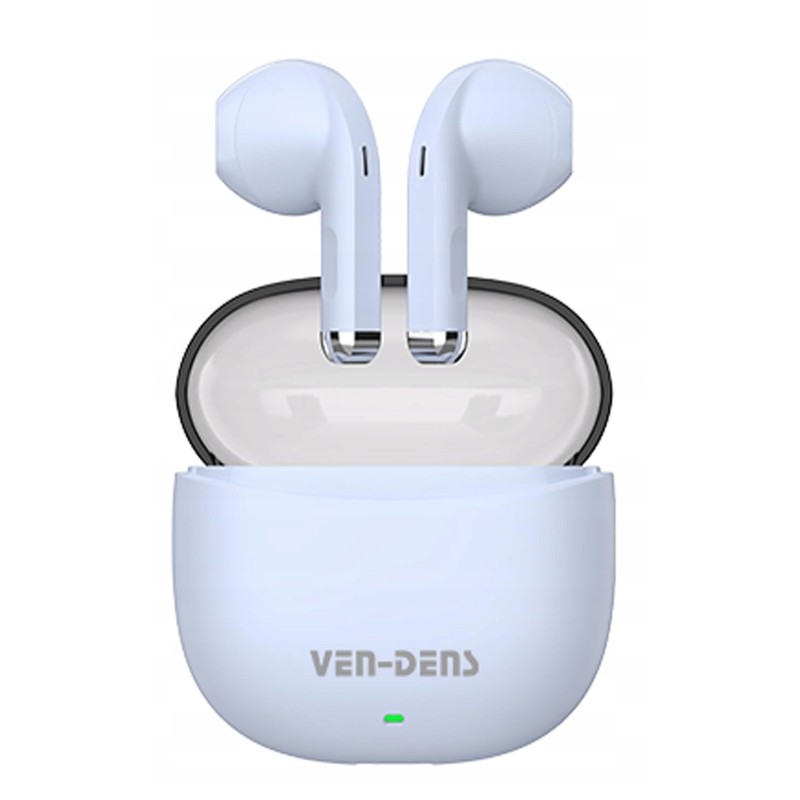Outlet Ample Bezprzewodowe słuchawki douszne Bluetooth 5.3, niebieskie