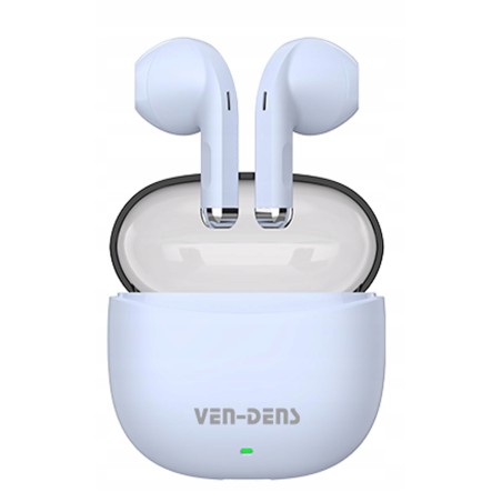 Outlet Ample Bezprzewodowe słuchawki douszne Bluetooth 5.3, niebieskie