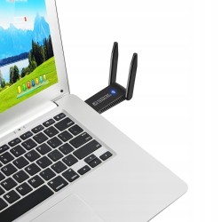 Outlet Karta sieciowa USB Wifi 1300 Mbps USB 3.0 5 GHz 2,4 GHz o dużym