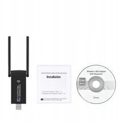 Outlet Karta sieciowa USB Wifi 1300 Mbps USB 3.0 5 GHz 2,4 GHz o dużym
