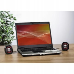 Outlet Zestaw głośników 2.0 Hama Sonic Mobil 183 3W przewodowe czarny