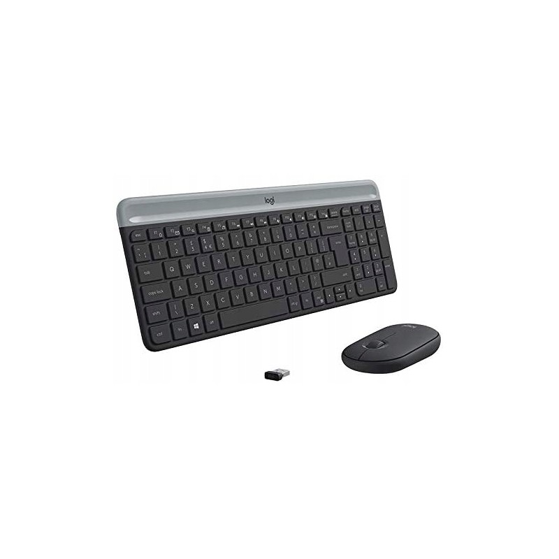 Zestaw klawiatura i mysz Logitech czarny Zestaw klawiatura i mysz Logitech czarny
