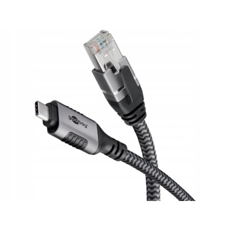 Goobay WNC70697 kabel USB-C RJ45 Ethernet 1,5 m LAN 1Gbit CAT6 adapter