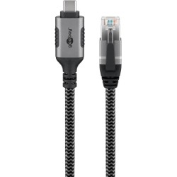 Goobay WNC70697 kabel USB-C RJ45 Ethernet 1,5 m LAN 1Gbit CAT6 adapter