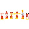 Outlet Gra Szachy drewniane z rycerzami Small Foot pamięć zwiększa IQ OPIS