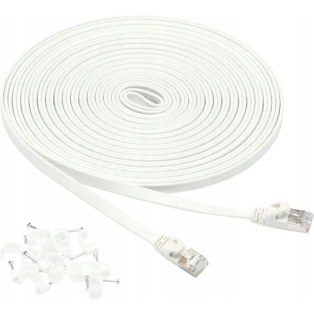 Amazon Basics RJ45 Cat-7 Gigabit Ethernet Patch Internet kabel 9,1M