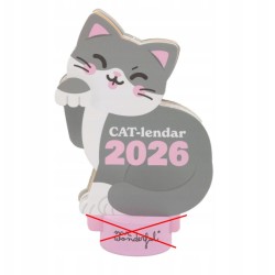 Outlet Pan Cudowny kalendarz 2026 koty CAT-lendar planer organizer poręczny