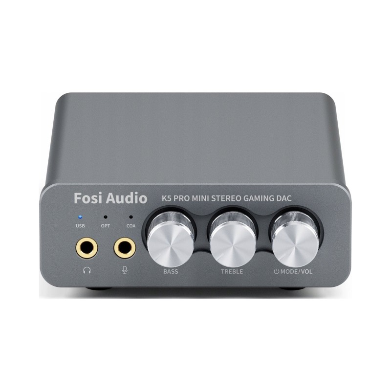 Outlet Fosi Audio K5 Pro DAC AMP wzmacniacz słuchawkowy USB mikrofon