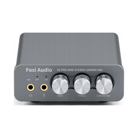 Outlet Fosi Audio K5 Pro DAC AMP wzmacniacz słuchawkowy USB mikrofon