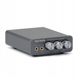 Outlet Fosi Audio K5 Pro DAC AMP wzmacniacz słuchawkowy USB mikrofon