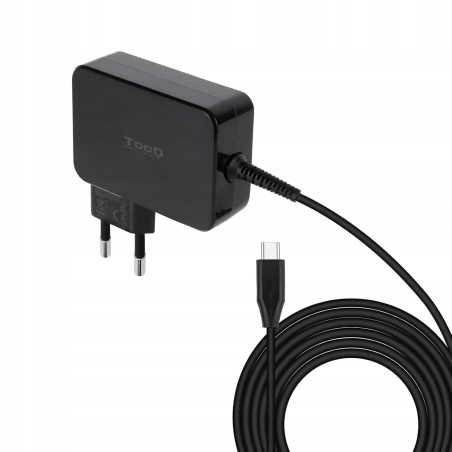 USZKODZONY TooQ TQLC-USBCGAN90PD ładowarka USB-C GaN 90W PD 3.0 do laptopów