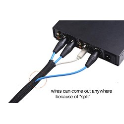 Outlet Maskownica kablowa Alex Tech sr1/2inblack10ft