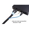 Outlet Maskownica kablowa Alex Tech sr1/2inblack10ft