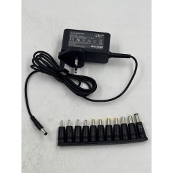 Outlet Uniwersalny zasilacz sieciowy HKY 20.1V 0.78A 20W + zestaw końcówek