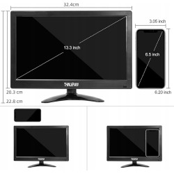 Outlet Thinlerain przenośny monitor 13,3 cala, 1366 x 768 HD LED