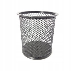 AmazonBasics kubek na długopisy metalowy siatka organizer biurko czarny