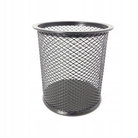 AmazonBasics kubek na długopisy metalowy siatka organizer biurko czarny