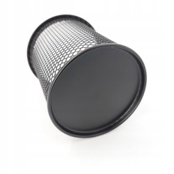 AmazonBasics kubek na długopisy metalowy siatka organizer biurko czarny