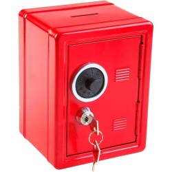 Outlet L7468 Idena 50035 Sejf czerwony 120 x 100 x 160 mm
