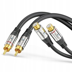 Outlet Kabel Sonero SAC710020 2x RCA - 2x RCA 0,2 m