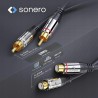 Outlet Kabel Sonero SAC710020 2x RCA - 2x RCA 0,2 m