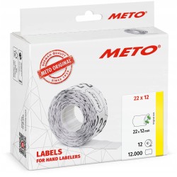 Outlet Taśmy do metkownicy 1R 22x12 mm białe