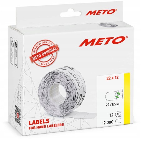 Outlet Taśmy do metkownicy 1R 22x12 mm białe