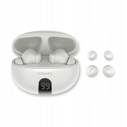 Outlet Bezprzewodowe słuchawki Bluetooth Philips TAT2520WT, wodoodporne,