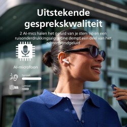 Outlet Bezprzewodowe słuchawki Bluetooth Philips TAT2520WT, wodoodporne,