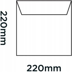 Outlet Blake Everyday 220x220 mm 125 gsm Kwadratowe Odrywane Białe
