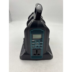 Outlet Przetwornica Makita 350W 18V DC na 230V AC czysty sinus USB LED