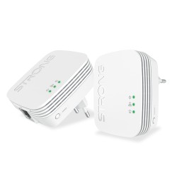 Outlet Transmiter sieciowy Strong Powerline 1000 Duo Mini do 300m białe