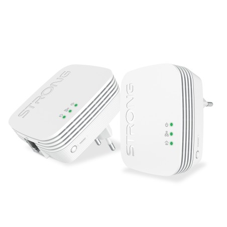 Outlet Transmiter sieciowy Strong Powerline 1000 Duo Mini do 300m białe