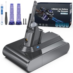 Outlet Akumulator 8000 mAh do odkurzacza Dyson V7/SV11 czarny