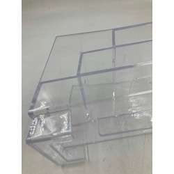 Outlet Solidny Stojak na Ulotki w Formacie DIN Lang z 3 Poziomami i