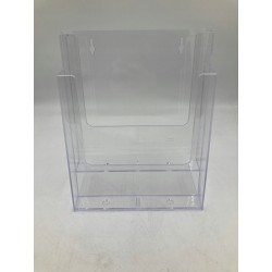 Outlet Stojak na broszury Taymar A4 2 poziomy przezroczysty 2C230X