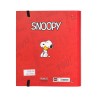 Outlet Segregator A4 czerwony + akcesoria, Snoopy czerwone