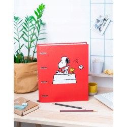 Outlet Segregator A4 czerwony + akcesoria, Snoopy czerwone