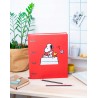 Outlet Segregator A4 czerwony + akcesoria, Snoopy czerwone