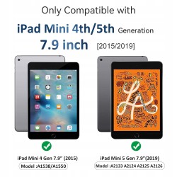 Outlet Etui 4UBonLife na iPada Mini 7,9" z uchwytem na ołówek miętowe