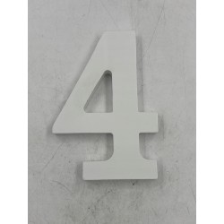 Outlet Home Solazzia cyfra 4 dekoracja drewniana wys.15cm stojąca litera