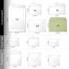 Outlet Pudełko 200 kopert Clairefontaine C5 (162x229 mm) 120 g/m² kość