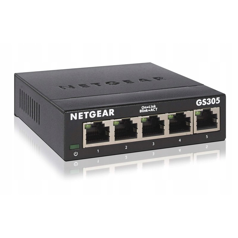 Outlet NETGEAR Przełącznik sieciowy GS305 LAN 5-portowy przełącznik