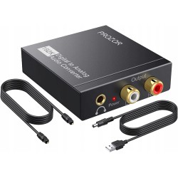 Outlet KONWERTER DAC 192K CYFROWO-ANALOGOWY PRR095 KONWERTER AUDIO Jack 3,5
