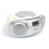 USZKODZONY Radioodtwarzacz Philips AZ 127 srebrny