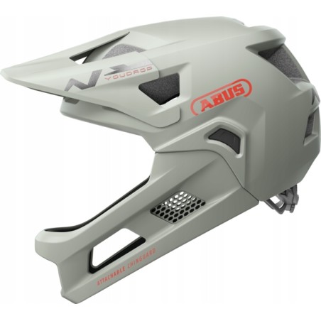 Outlet Kask rowerowy full face ABUS YouDrop FF chalk gray S 48-55 cm OPIS