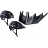 Kask rowerowy Dunlop regulowany r. M 55-58cm LED czarny mat