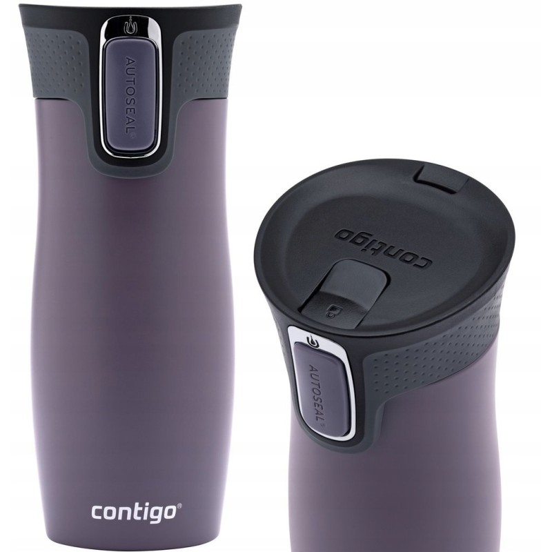 Kubek termiczny Contigo West Loop 2.0 dark plum 470 ml bez BPA OPIS
