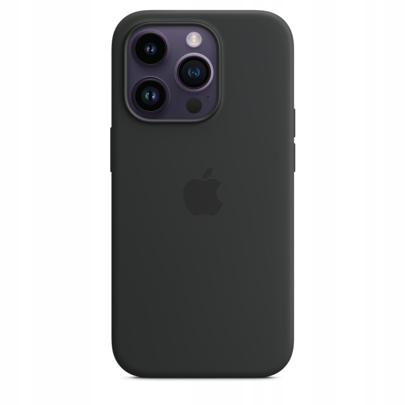 Outlet Plecki etui do Apple iPhone 14 Pro czarny silikonowe MagSafe OPIS