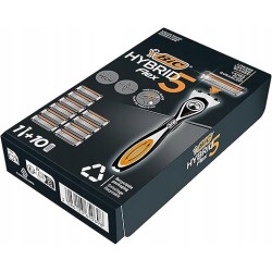BIC Hybrid 5 Flex Razor dla mężczyzn precyzyjne ostrze opakowanie 1+10 szt